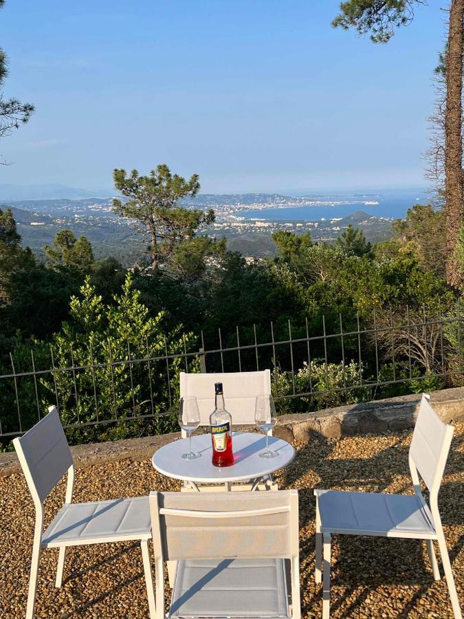 Villa Ormarine, Vue Exceptionnelle Sur La Baie De Cannes Et Le Mercantour Les Adrets-de-l'Esterel Εξωτερικό φωτογραφία