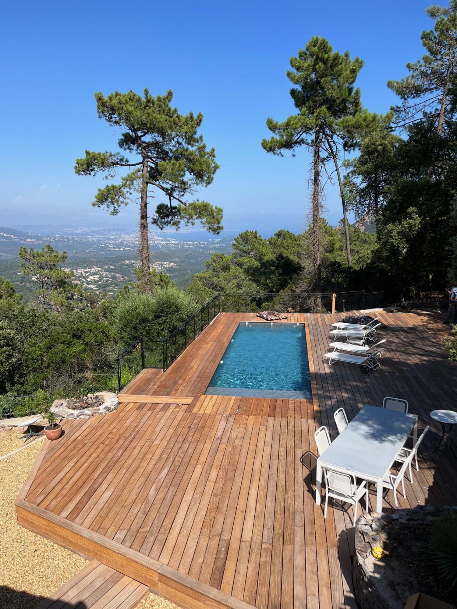 Villa Ormarine, Vue Exceptionnelle Sur La Baie De Cannes Et Le Mercantour Les Adrets-de-l'Esterel Εξωτερικό φωτογραφία