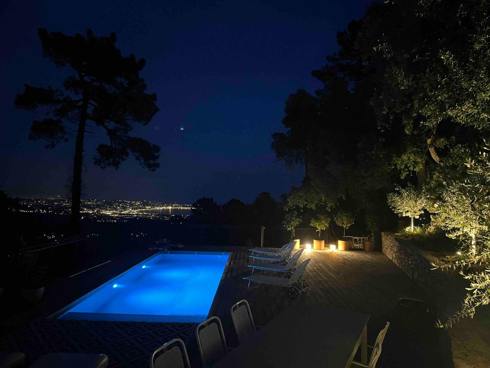 Villa Ormarine, Vue Exceptionnelle Sur La Baie De Cannes Et Le Mercantour Les Adrets-de-l'Esterel Εξωτερικό φωτογραφία